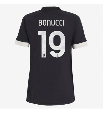 Juventus Leonardo Bonucci #19 Tredjedrakt Kvinner 2023-24 Kortermet